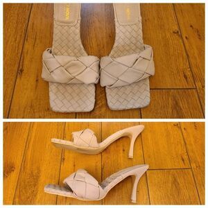 Fashion Nova sandal/heals size 8.5/9